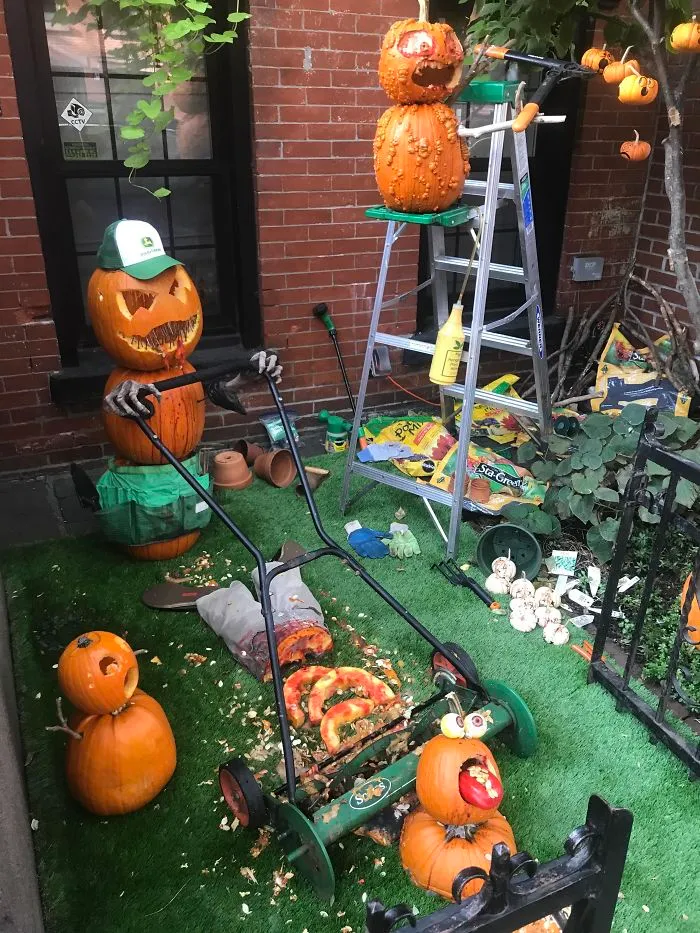 My Neighbor’s Halloween Display