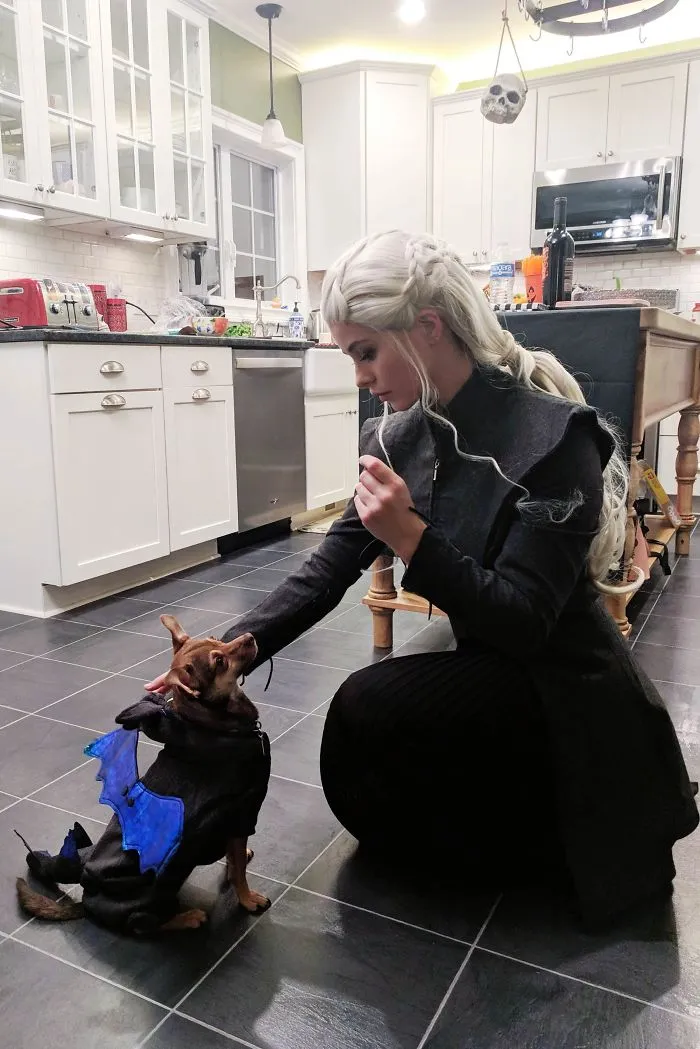 Me llevé conmigo al pequeño Drogon