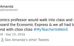 108 Hilarious My Teacher Is Weird" Tweets"