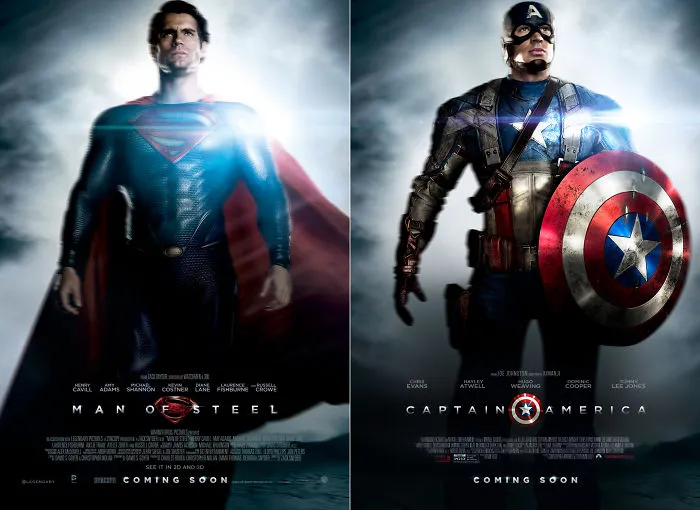 Captain America In "Man Of Steel"