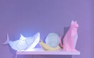 Animal Inspired Do It Yourself Unique Paper Lamps