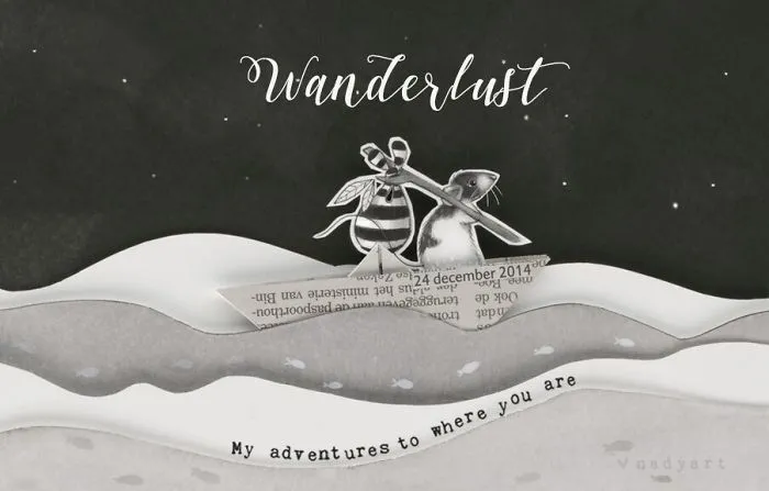 Dutch Artist Creates Inktober-Inspired Whimsical Art And Story Book Starring Two Rats Destined To Find Each Other