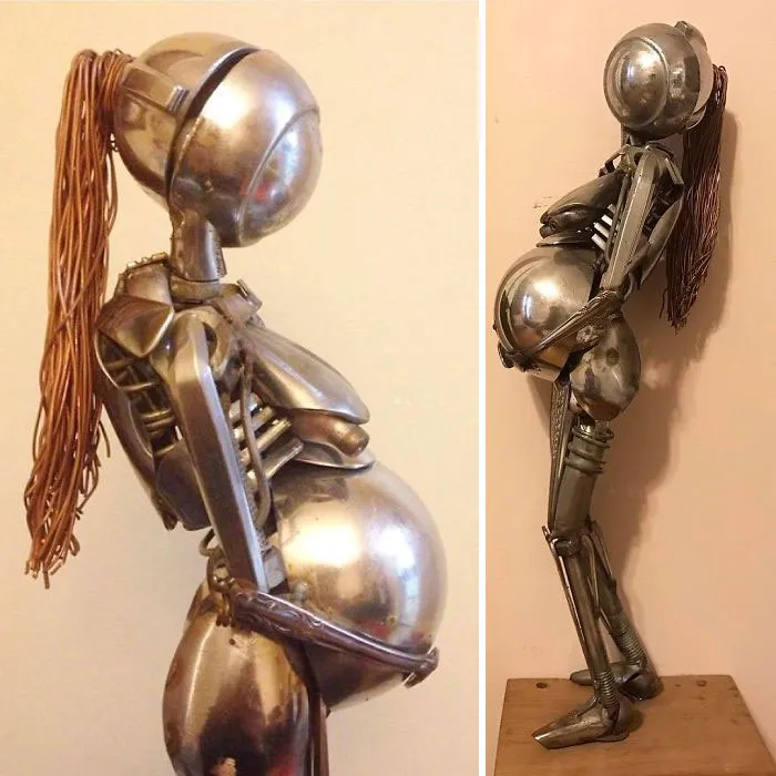 Artist Shapes Old Cutlery Into Magnificent Metal Sculptures Of Animals