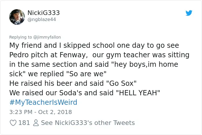 108 Hilarious My Teacher Is Weird" Tweets"