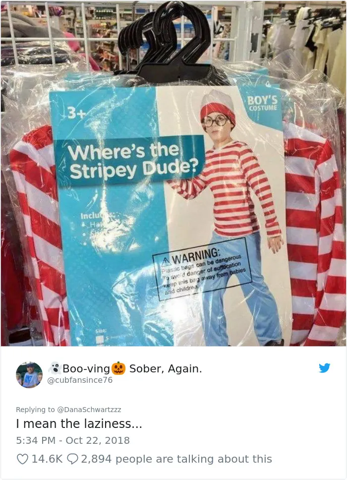 People Are Sharing The Worst Halloween Costume Knock-Offs And They're Too Funny