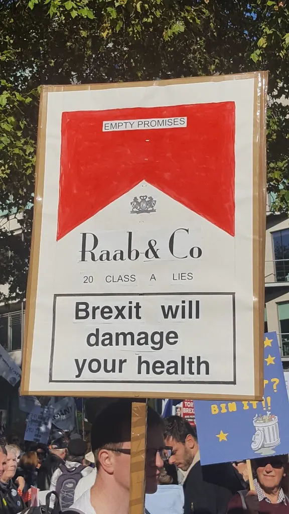 45 Of The Funniest Signs From The Anti-Brexit March