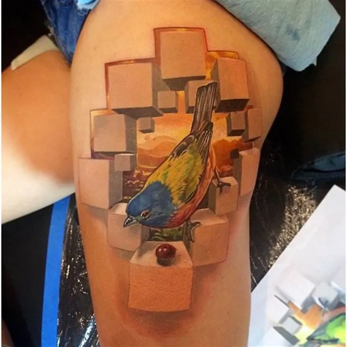 Artist Creates Amazing 3D Tattoos That Will Make You Look Twice