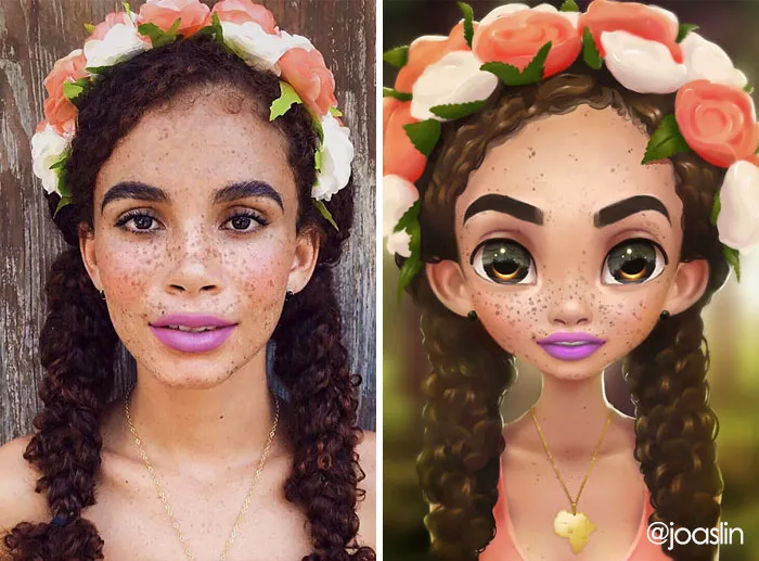 I Painted 26 People As Disney-Worthy Cartoon Characters, And Here’s The Result