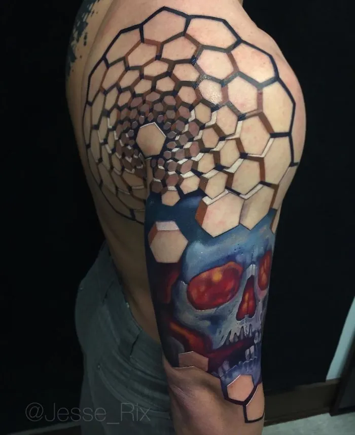 Artist Creates Amazing 3D Tattoos That Will Make You Look Twice