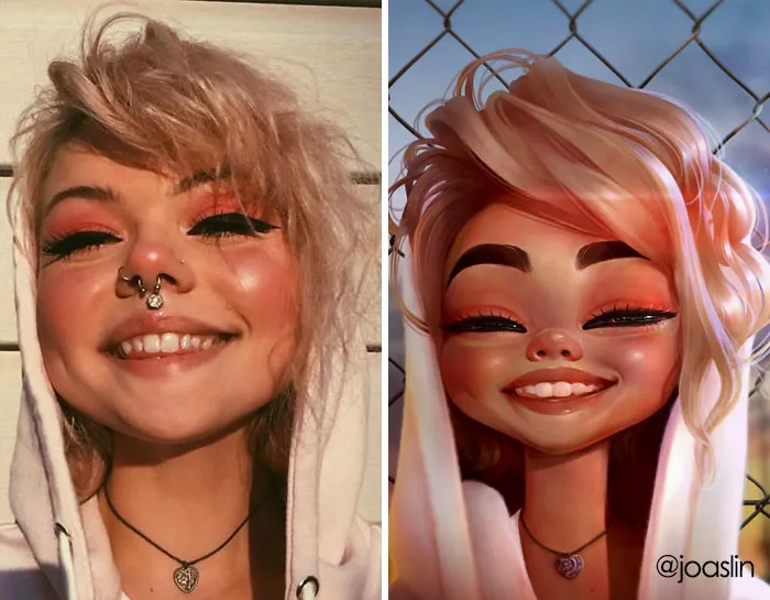 I Painted 26 People As Disney-Worthy Cartoon Characters, And Here’s The Result