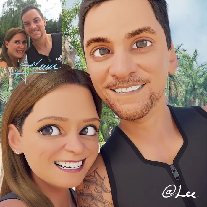 Este artista transforma a desconocidos en personajes como los de Pixar, y el resultado es increíble (Nuevas imágenes)