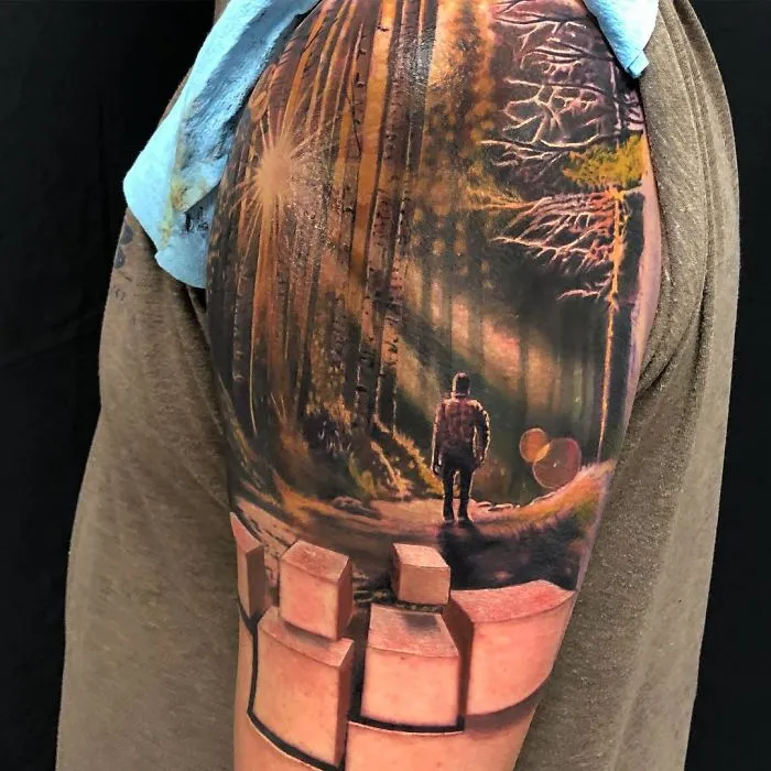 Artist Creates Amazing 3D Tattoos That Will Make You Look Twice