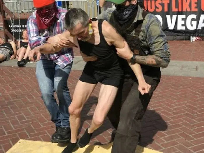Watch The Moment 4 Activists Get Branded For Animals