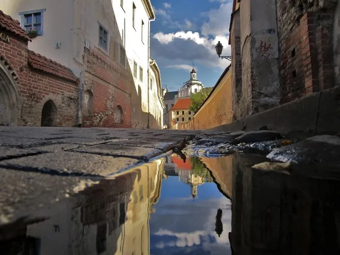 I Capture The Beauty Of Vilnius City In The Rain