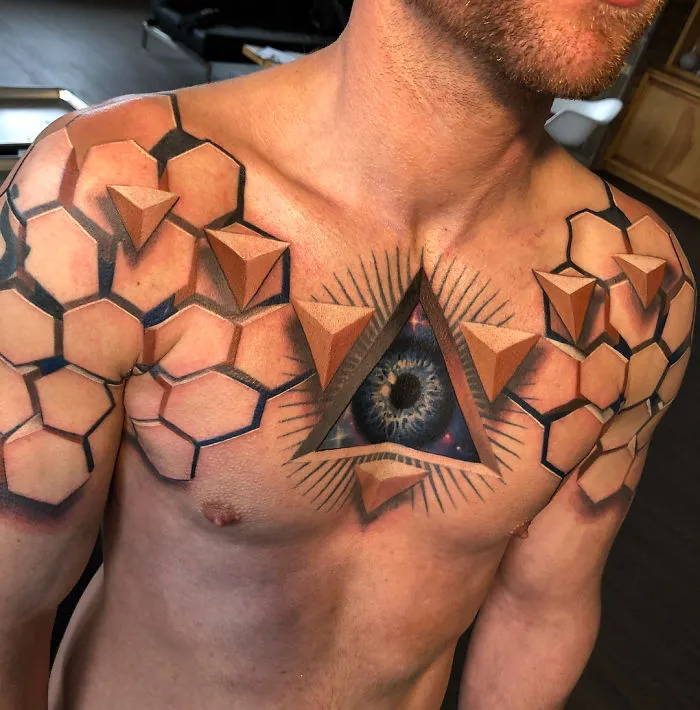 Artist Creates Amazing 3D Tattoos That Will Make You Look Twice