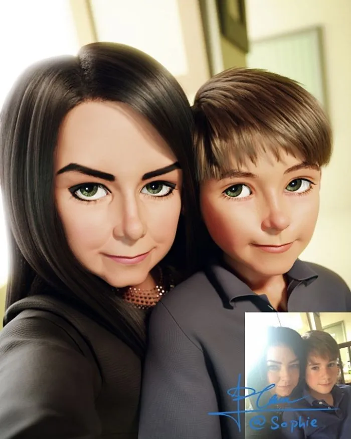 Artist Continues To Transform Strangers Into Pixar-Like Cartoons, And The Result Is Pretty Amazing