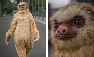 I Made A Realistic Two-Toed Sloth Costume