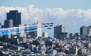 I Photographed The United States Navy Blue Angel In The San Francisco Bay