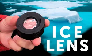 I Made A Camera Lens With An Iceberg
