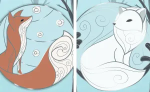 I Designed A Jewelry Collection Of Forest Animals In Surreal Winter Landscapes