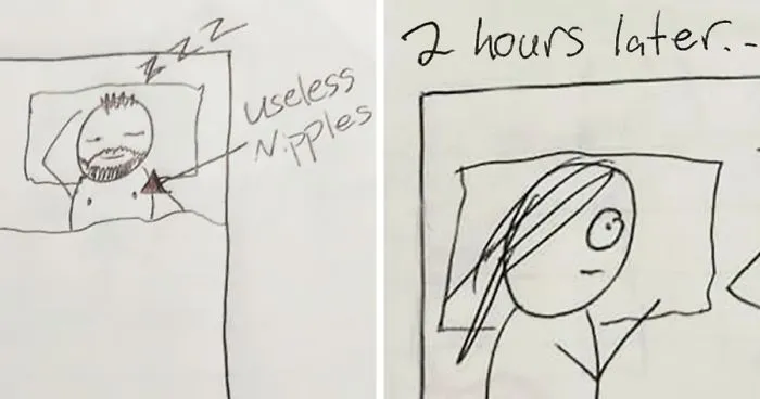 This Woman Drew A Comic To Explain To Her Husband Why She's So Tired, And It Will Crack You Up