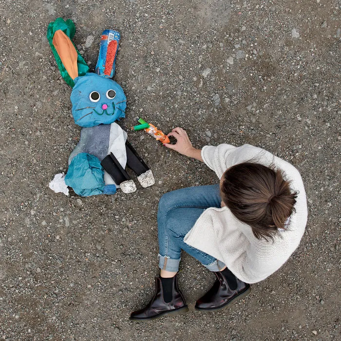 I Create Animal Sculptures From Litter That I Find