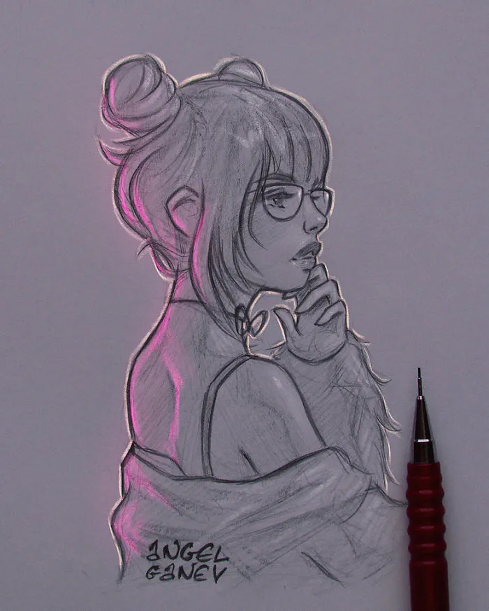 Bulgarian Artist Makes Incredible Illustrations That Glow From Within