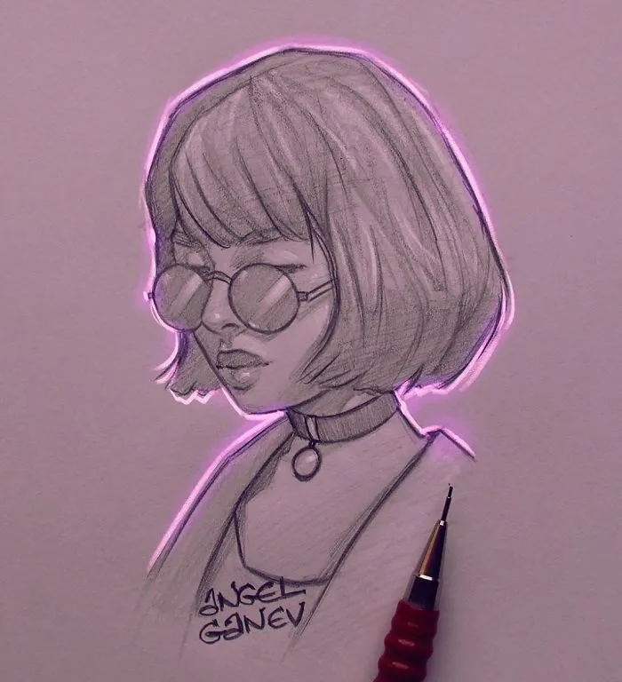 Bulgarian Artist Makes Incredible Illustrations That Glow From Within