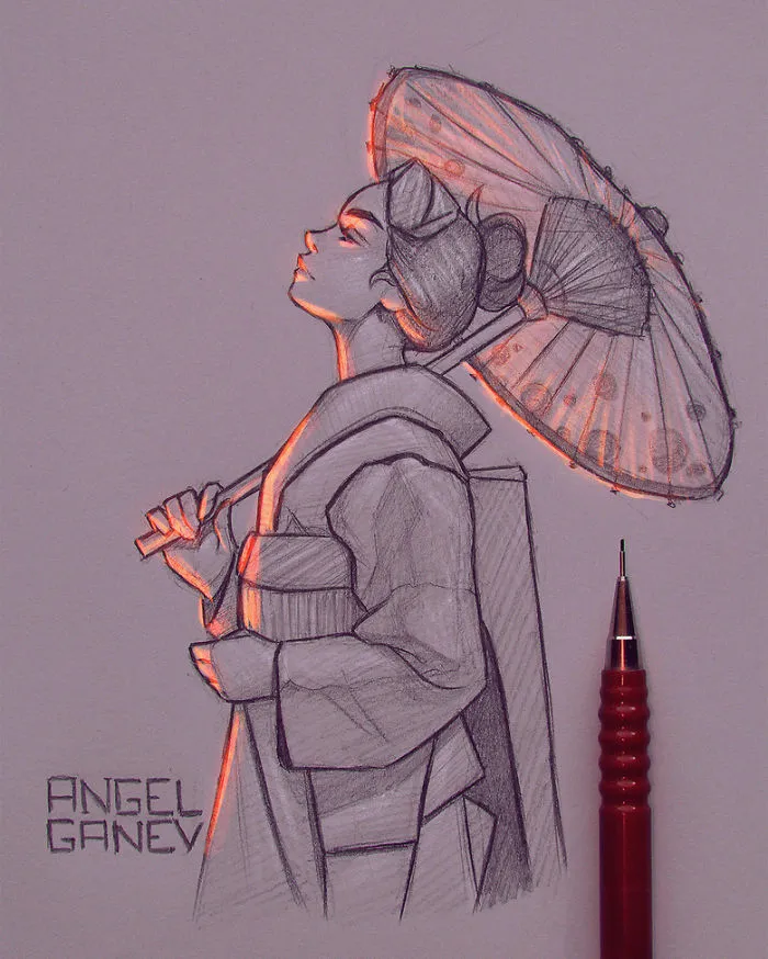 Bulgarian Artist Makes Incredible Illustrations That Glow From Within