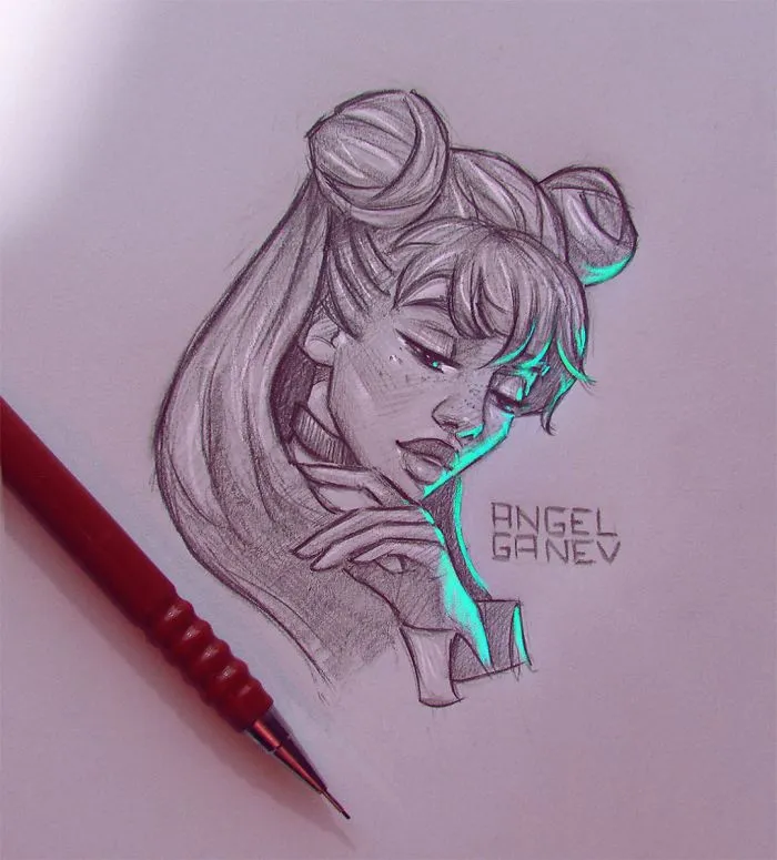 Bulgarian Artist Makes Incredible Illustrations That Glow From Within