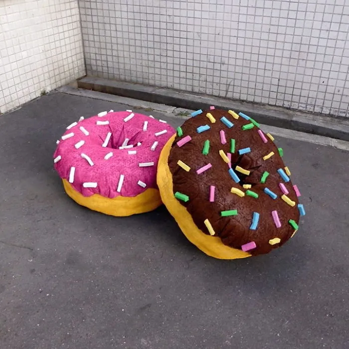 French Street Artist Takes Recycling To Another Level By Transforming Discarded Mattresses Into Delicious Food Sculptures