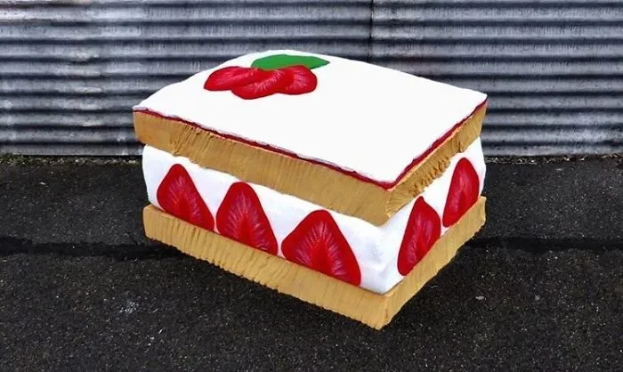 French Street Artist Takes Recycling To Another Level By Transforming Discarded Mattresses Into Delicious Food Sculptures