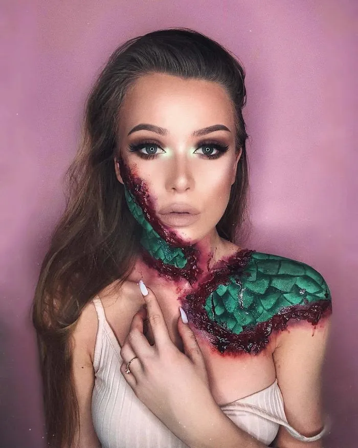 One Year Ago I Discovered My True Passion Was Makeup, Here're 44 Of My Halloween Looks (NSFW)
