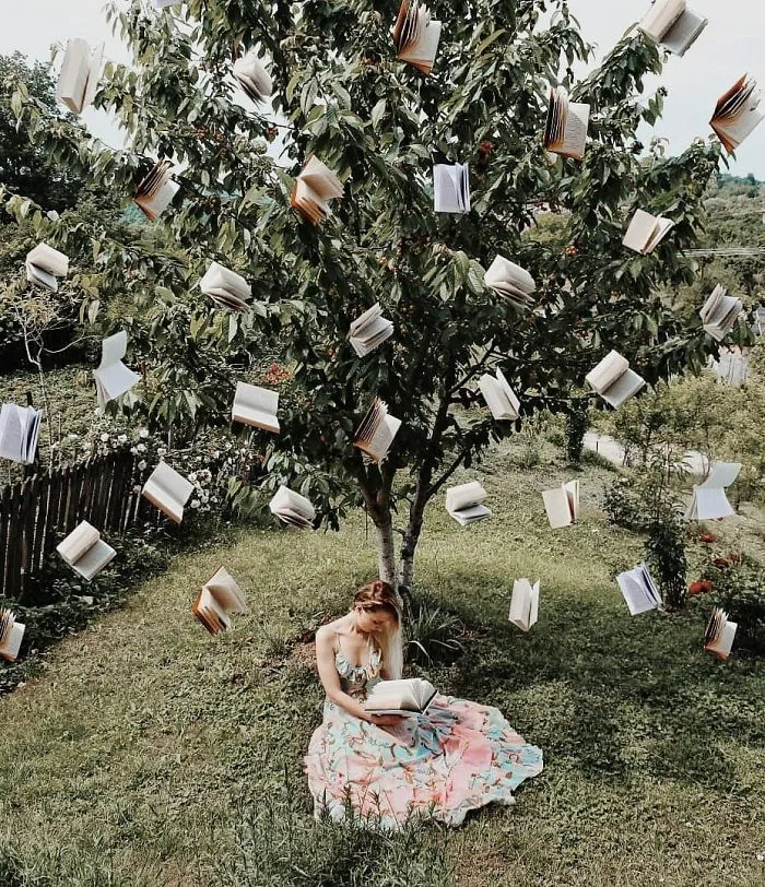 Book-Lover Turns Her Massive Library Into Art, And Her 140k Instagram Followers Approve