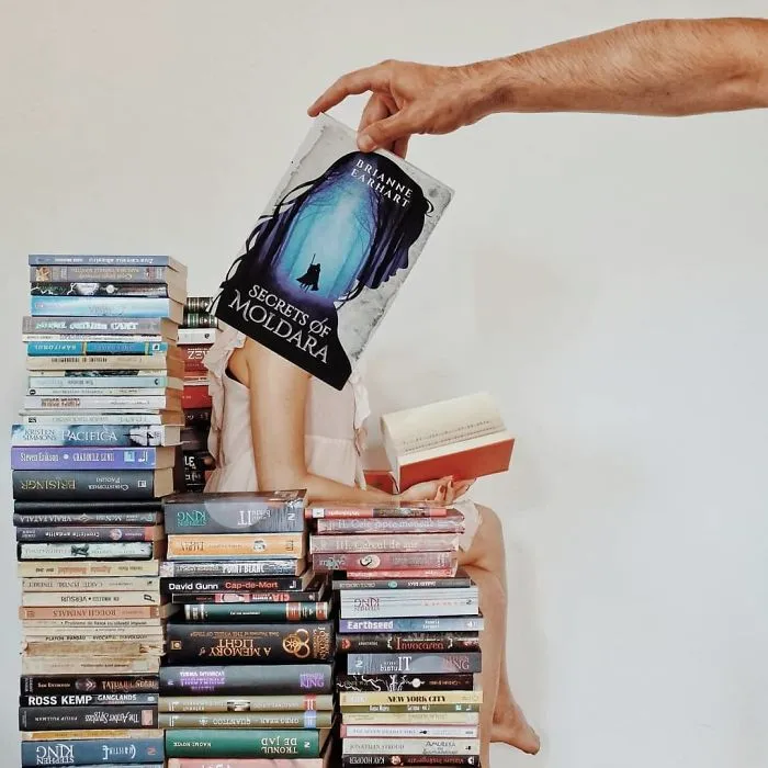 Book-Lover Turns Her Massive Library Into Art, And Her 140k Instagram Followers Approve