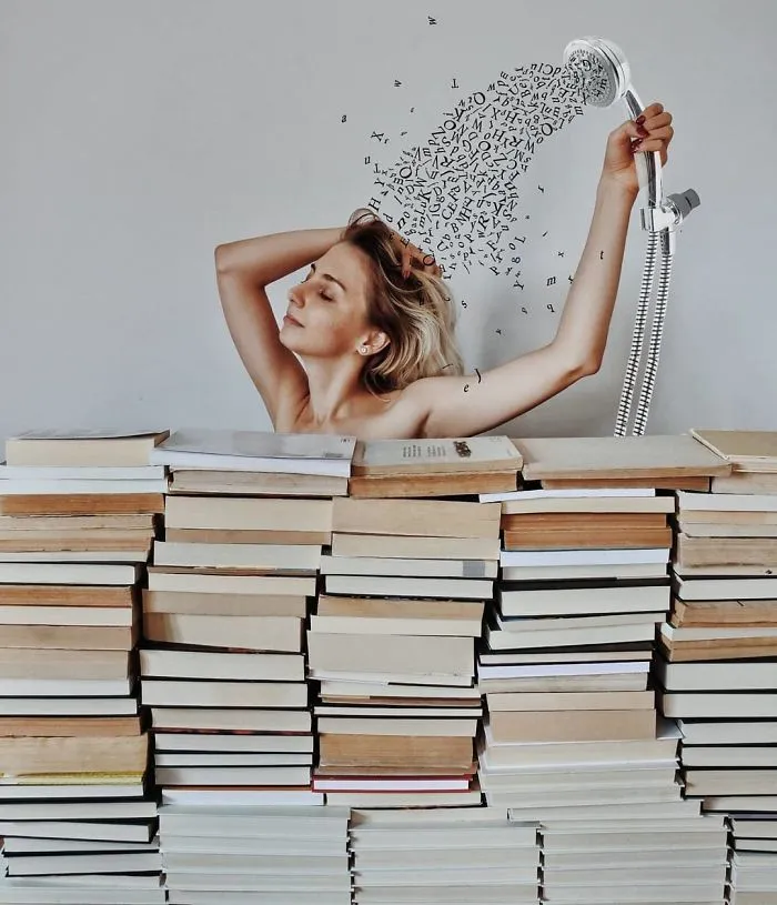 Book-Lover Turns Her Massive Library Into Art, And Her 140k Instagram Followers Approve