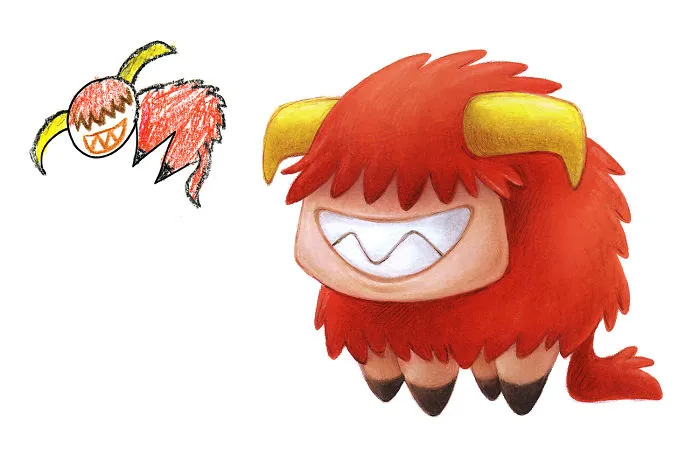 I Drew 50 Monsters Over The Last 2 Years Based On Kid Drawings, And Here're The Results (New Pics)
