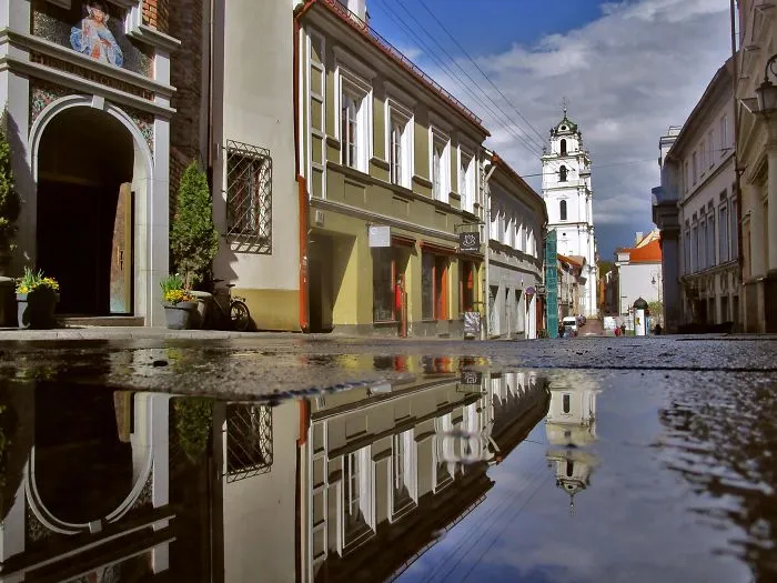 I Capture The Beauty Of Vilnius City In The Rain