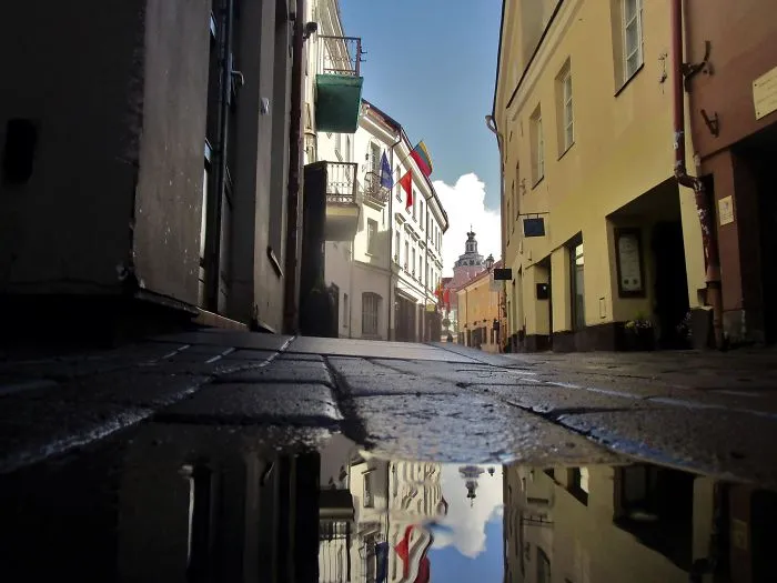 I Capture The Beauty Of Vilnius City In The Rain