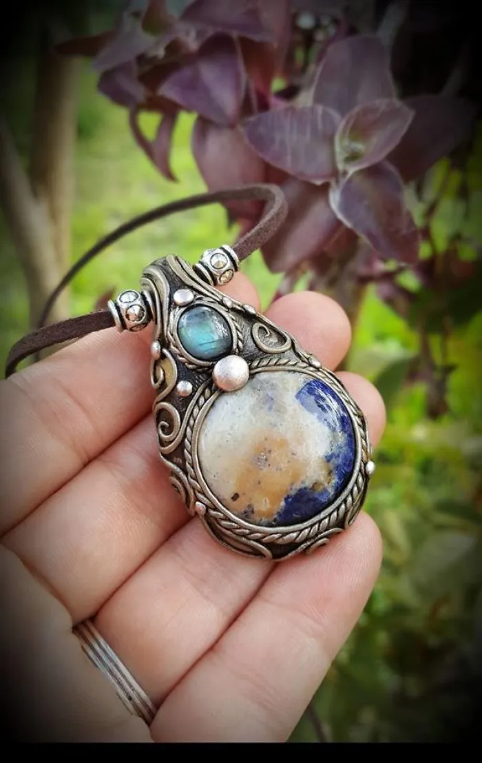 Clay Artist Turns Healing Crystals And Clay Into Stunning Pieces Of Wearable Artwork