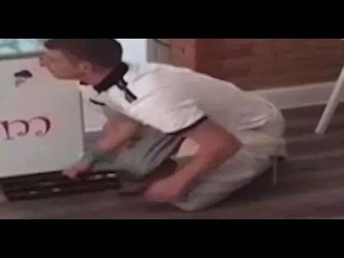 Cafe Owner Scares Off Burglar Through Cctv Device While On Holiday