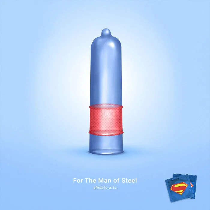 I Illustrated Condoms For Famous Superheroes