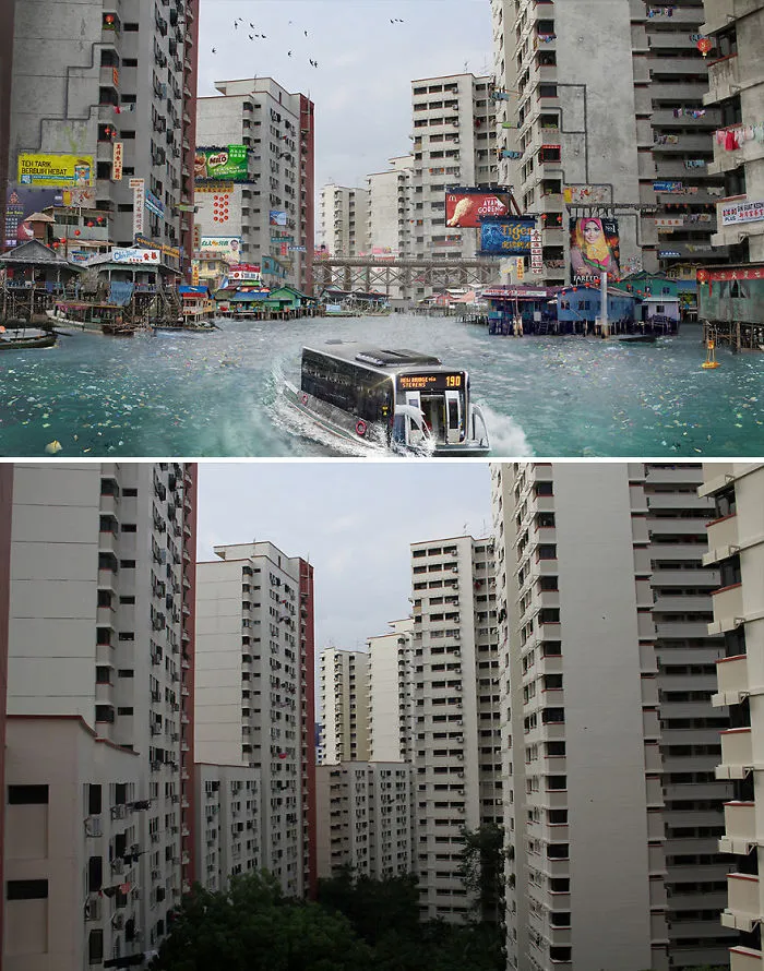 I Turned Singapore Into An Underwater Haven