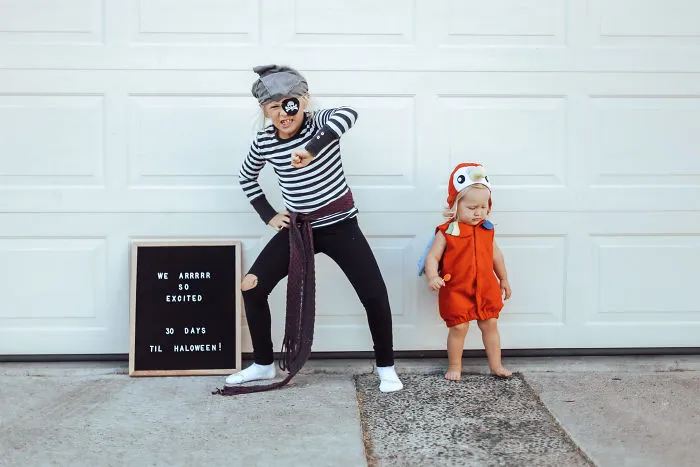 Halloween Kids Costumes Letter Board Countdown