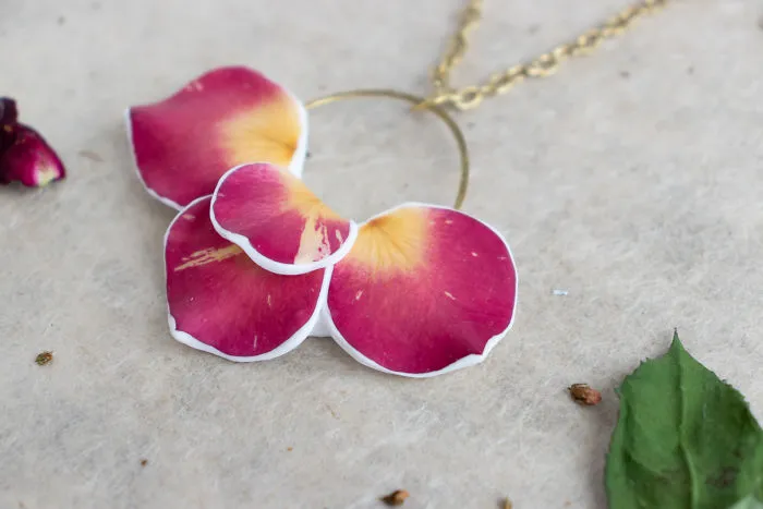 Real Rose Necklace