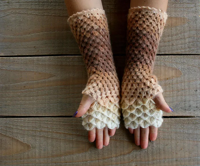 New Crochet Arm Warmers
