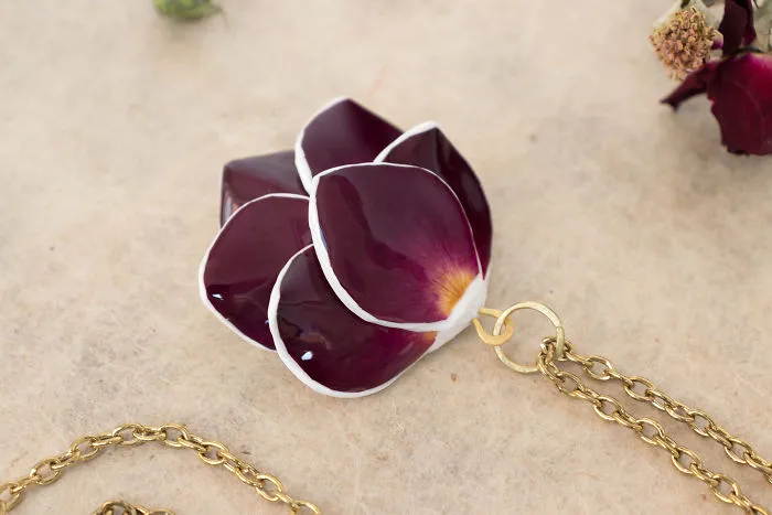 Real Rose Necklace
