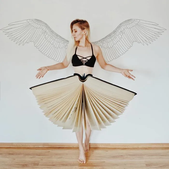 Book-Lover Turns Her Massive Library Into Art, And Her 140k Instagram Followers Approve