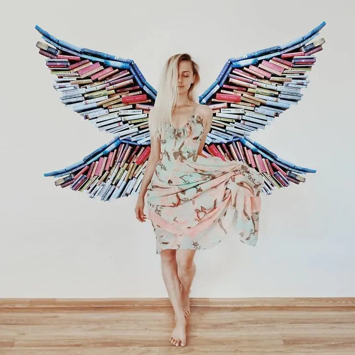Book-Lover Turns Her Massive Library Into Art, And Her 140k Instagram Followers Approve