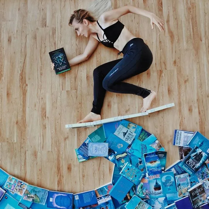 Book-Lover Turns Her Massive Library Into Art, And Her 140k Instagram Followers Approve